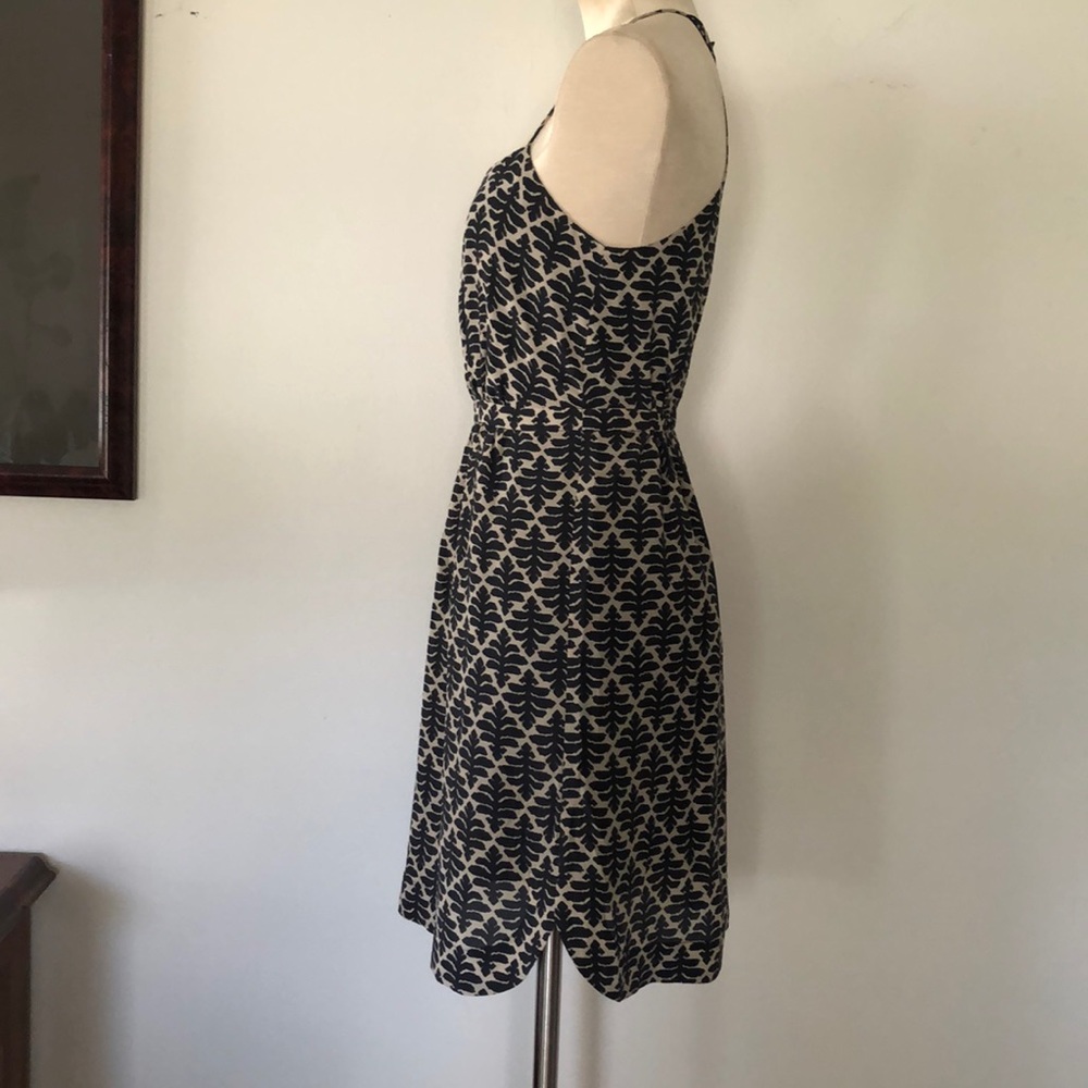 Madewell Silk Dress Ikat Floral Daylight 0 C5228 - Picture 5 of 8